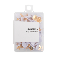 123inkt punaises wit (100 stuks) K-26100C 301996
