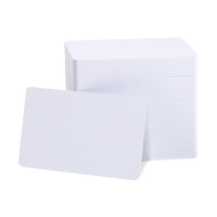 123inkt pvc-kaarten wit 0,76 mm (100 stuks) 141624