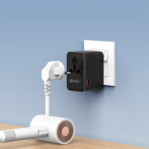 123inkt reisadapter/oplader 45W met 1 USB-A + 3 USB-C  390044 - 8
