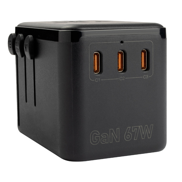 123inkt reisadapter/oplader 67W met 1 USB-A + 3 USB-C  390045 - 5