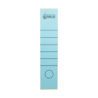 123inkt rugetiketten 61 x 285 mm zelfklevend breed blauw (10 stuks) 301649