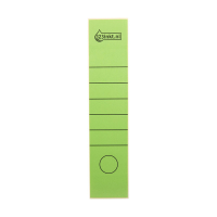 123inkt rugetiketten 61 x 285 mm zelfklevend breed groen (10 stuks) 301651