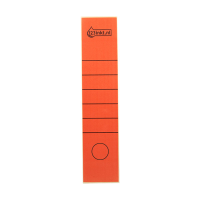 123inkt rugetiketten 61 x 285 mm zelfklevend breed rood (10 stuks) 301652