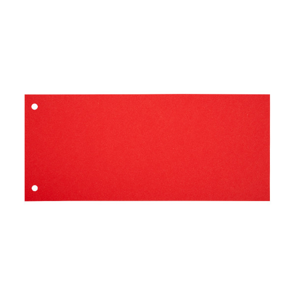 123inkt scheidingsstrook 105 x 240 mm rood (100 stuks)  301750 - 1