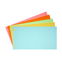 123inkt scheidingsstrook 120 x 225 mm assortiment (500 stuks)  302163