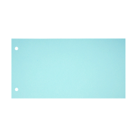 123inkt scheidingsstrook 120 x 225 mm blauw (100 stuks) 707103C 301756