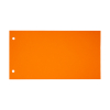 123inkt scheidingsstrook 120 x 225 mm oranje (100 stuks)