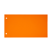 123inkt scheidingsstrook 120 x 225 mm oranje (100 stuks)