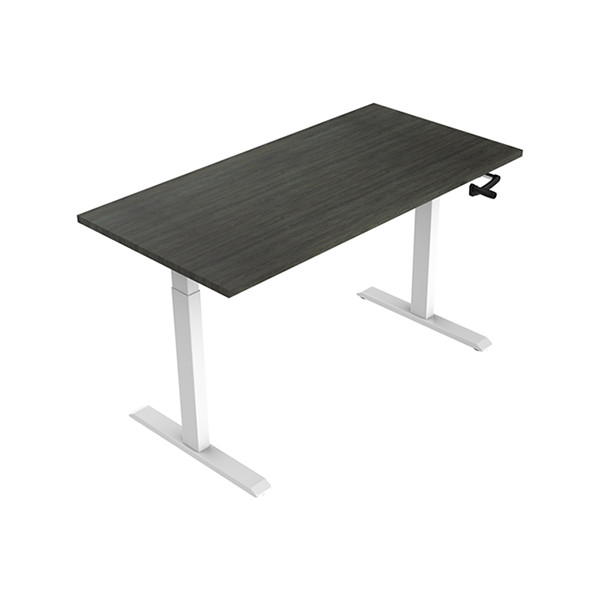123inkt slinger zit-sta bureau wit onderstel Logan blad 140 x 80 cm  302600 - 2