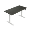 123inkt slinger zit-sta bureau wit onderstel Logan blad 140 x 80 cm  302600 - 2