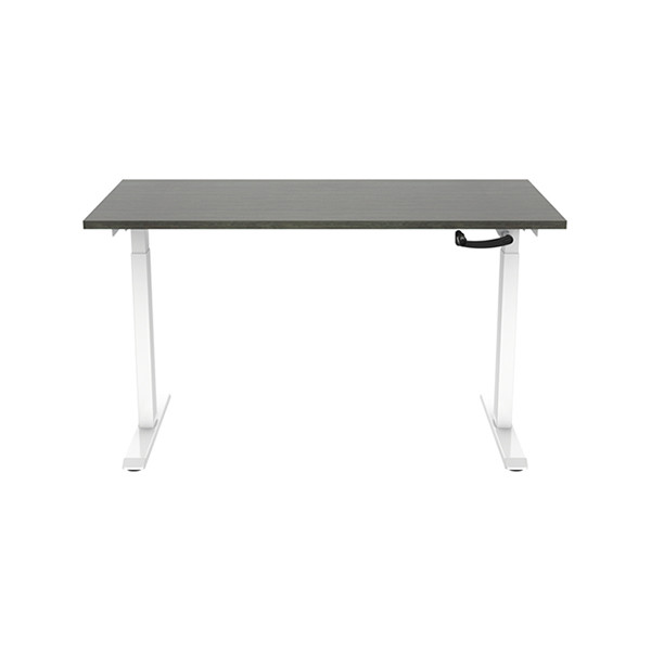 123inkt slinger zit-sta bureau wit onderstel Logan blad 160 x 80 cm  302608 - 5