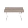 123inkt slinger zit-sta bureau wit onderstel Robson blad 160 x 80 cm  302607 - 1