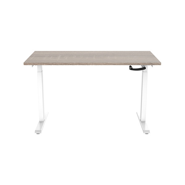 123inkt slinger zit-sta bureau wit onderstel Robson blad 160 x 80 cm  302607 - 5