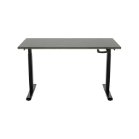 123inkt slinger zit-sta bureau zwart onderstel Logan blad 140 x 80 cm  302596
