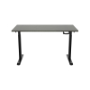 123inkt slinger zit-sta bureau zwart onderstel Logan blad 140 x 80 cm  302596 - 1