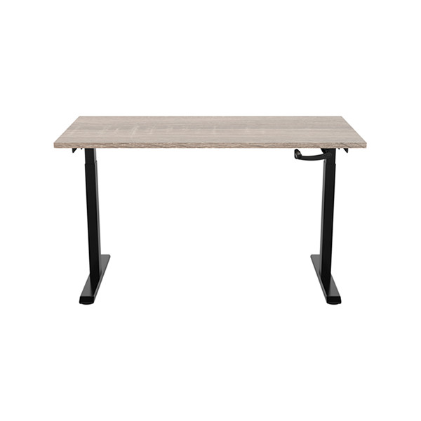 123inkt slinger zit-sta bureau zwart onderstel Robson blad 140 x 80 cm  302595 - 5