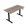 123inkt slinger zit-sta bureau zwart onderstel Robson blad 160 x 80 cm  302603 - 2