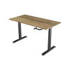123inkt slinger zit-sta bureau zwart onderstel naturel blad 160 x 80 cm  302605 - 3
