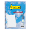 123inkt spiraalschrift A4 gelijnd 70 g/m² 80 vellen (23-gaats)