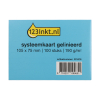 123inkt steekkaart gelijnd 105 x 75 mm (100 stuks)