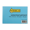 123inkt steekkaart gelijnd 150 x 100 mm (100 stuks)