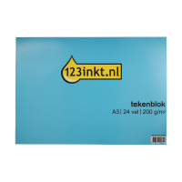 123inkt tekenblok A3 200 g/m² (24 vellen) K-5592C 301432