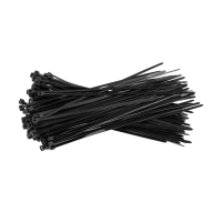 123inkt tiewrap 200 x 3,6 mm zwart (100 stuks) 0990260C 301938
