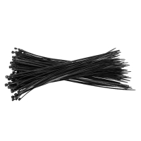123inkt tiewrap 300 x 3,6 mm zwart (100 stuks) 0990265C 301940