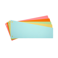123inkt trapezium scheidingsstrook 240 x 105 / 60 mm assortiment (500 stuks)  302108