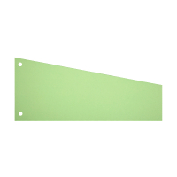 123inkt trapezium scheidingsstrook 240 x 105 / 60 mm groen (100 stuks)