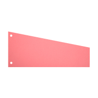 123inkt trapezium scheidingsstrook 240 x 105 / 60 mm roze (100 stuks)