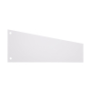 123inkt trapezium scheidingsstrook 240 x 105 / 60 mm wit (100 stuks) 301769 - 1