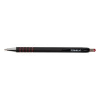 123inkt ultra smooth balpen rood (1 mm)