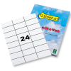 123inkt universele etiketten A4 70 x 35 mm wit (2.400 etiketten) FSC® Mix Credit