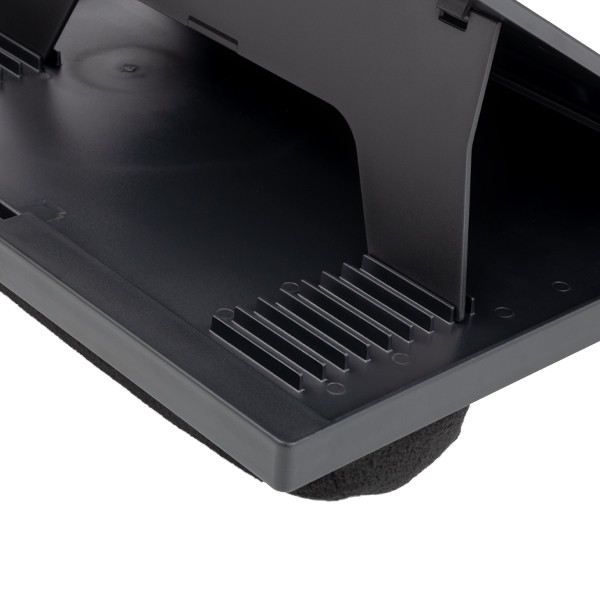 123inkt verstelbare laptopstandaard met schootkussen en muismat zwart 302727 - 5