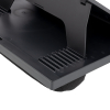 123inkt verstelbare laptopstandaard met schootkussen en muismat zwart 302727 - 5