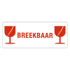 123inkt waarschuwingsetiketten Breekbaar (500 etiketten)