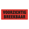 123inkt waarschuwingsetiketten Voorzichtig breekbaar (500 etiketten)