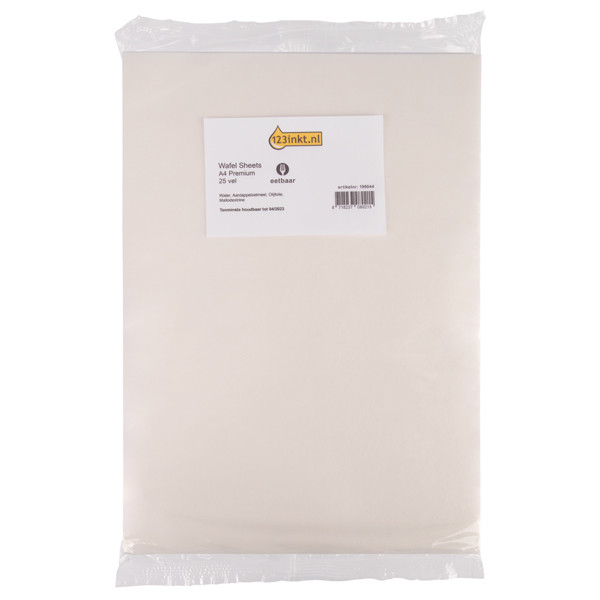 123inkt wafel sheets premium (25 vellen) TP026 199044 - 1