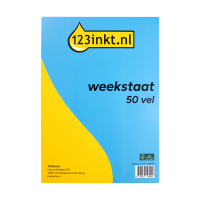 123inkt weekoverzicht (50 vellen) 2540401600C 30256C 301895
