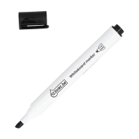 123inkt whiteboard marker zwart (1 - 5 mm beitel) 302967