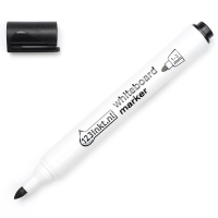 123inkt whiteboard marker zwart (2,5 mm rond)