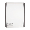 123inkt whiteboard met gewelfde lijst 28 x 21,5 cm wit