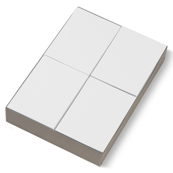 123inkt witte blanco voorschriften 80 g/m² A6 (2000 vellen)   300616 - 1