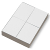 123inkt witte blanco voorschriften 80 g/m² A6 (2000 vellen) 