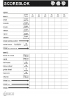 123inkt yahtzee scoreblok 105 x 148 mm (100 vel)  300089