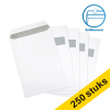 123inkt zak-envelop wit 229 x 324 mm - C4 venster rechts zelfklevend (250 stuks)