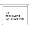 123inkt zak-envelop wit 229 x 324 mm - C4 zelfklevend (10 stuks)