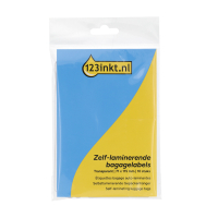 123inkt zelf-laminerende bagagelabels 71 x 115 mm (10 stuks) 302920