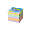 123inkt zelfklevende notes multipack 76 x 76 mm (geel/groen/blauw/roze/lila/oranje)  300822